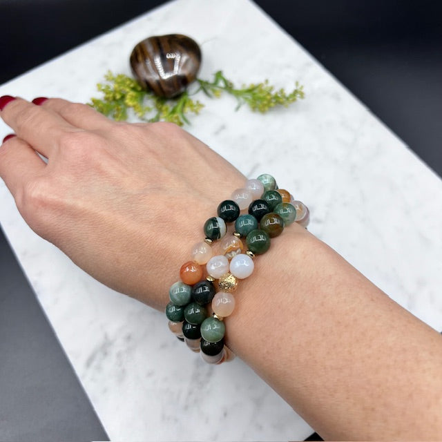 Balance in Nature Mala Bracelet Set