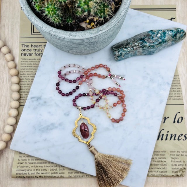 Radical Love Mid Length Mala Necklace