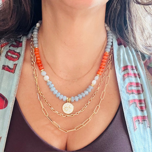 Heart Full of Light Short Mala Necklace