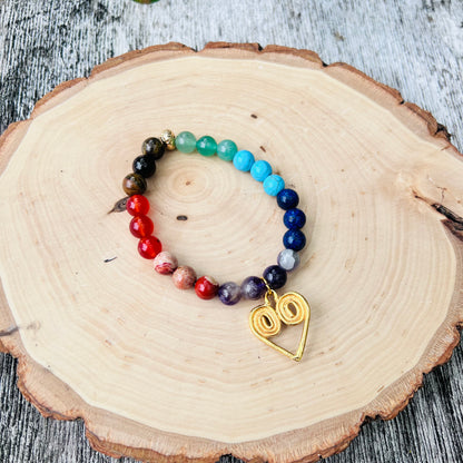 Rainbow Pride Mala Bracelet