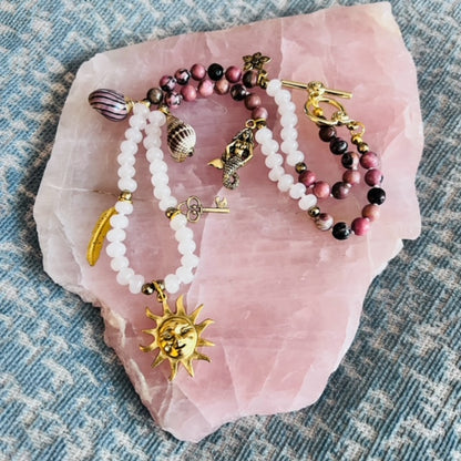 Hidden Treasures Candy Gemstone Mala Necklace