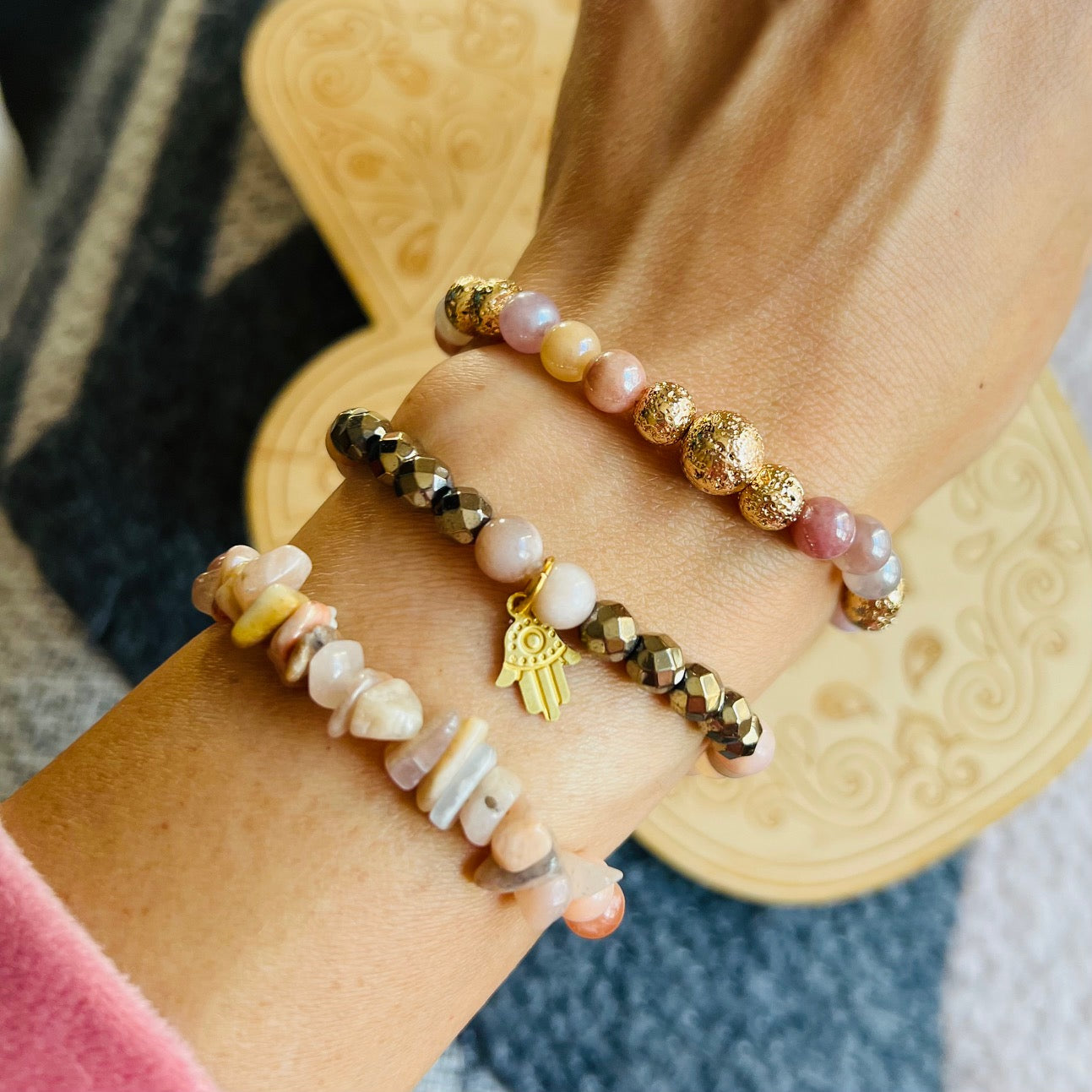 Sacred Elements Mala Bracelet Set