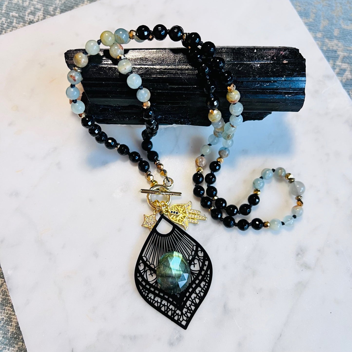 Spiritual Pathways Short Mala Necklace