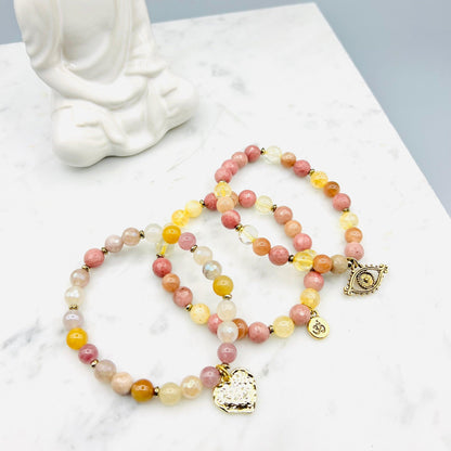 Love & Light Mala Bracelet Set - Mala Mia NYC