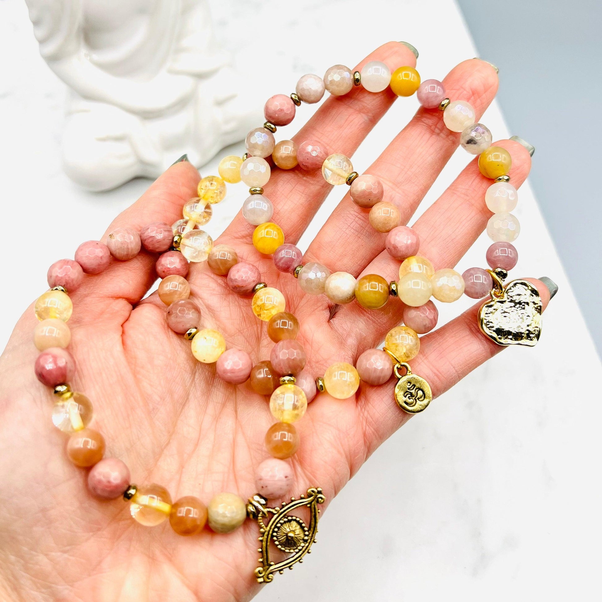 Love & Light Mala Bracelet Set - Mala Mia NYC