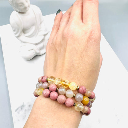 Love & Light Mala Bracelet Set - Mala Mia NYC