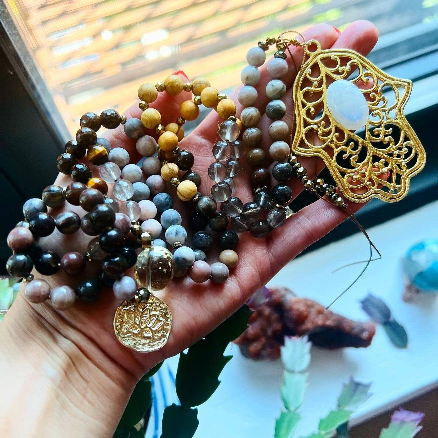 Earth Goddess 108 Beads Mala - Mala Mia NYC