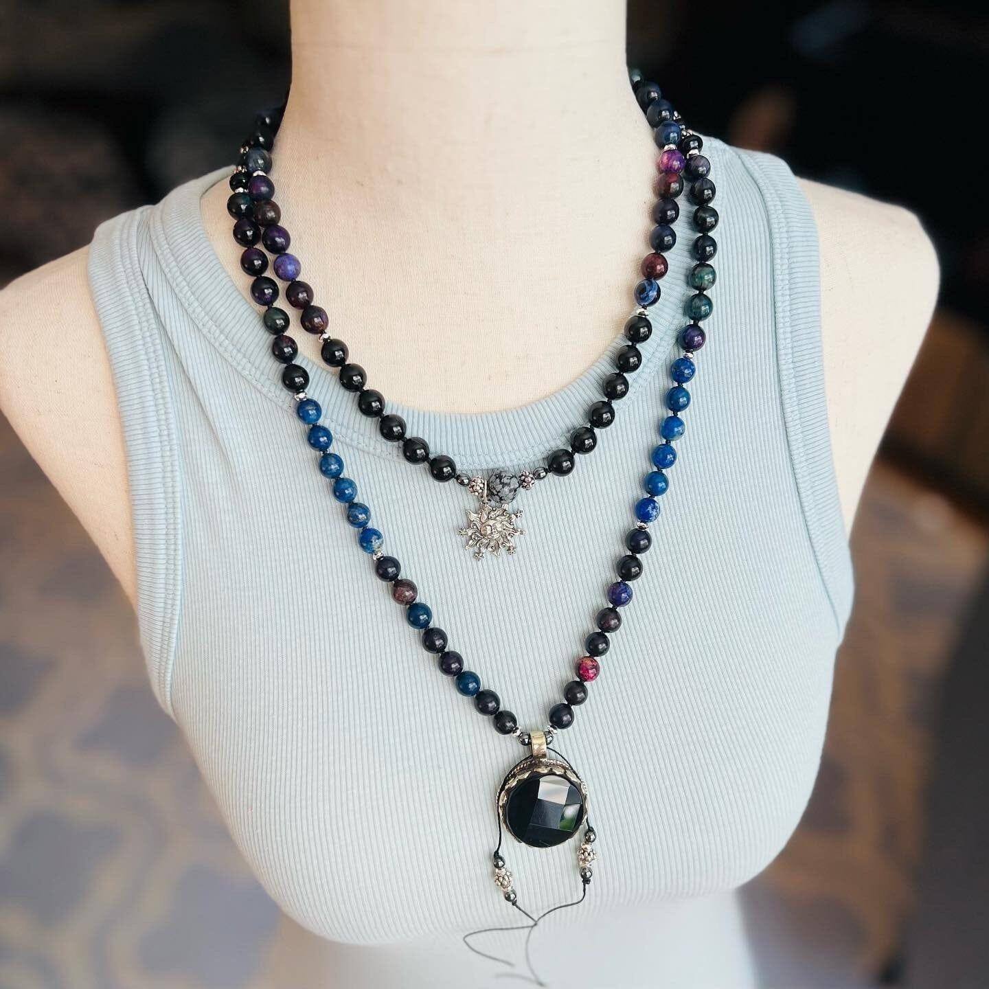 Infinite Galaxies 108 Beads Mala Necklace - Mala Mia NYC