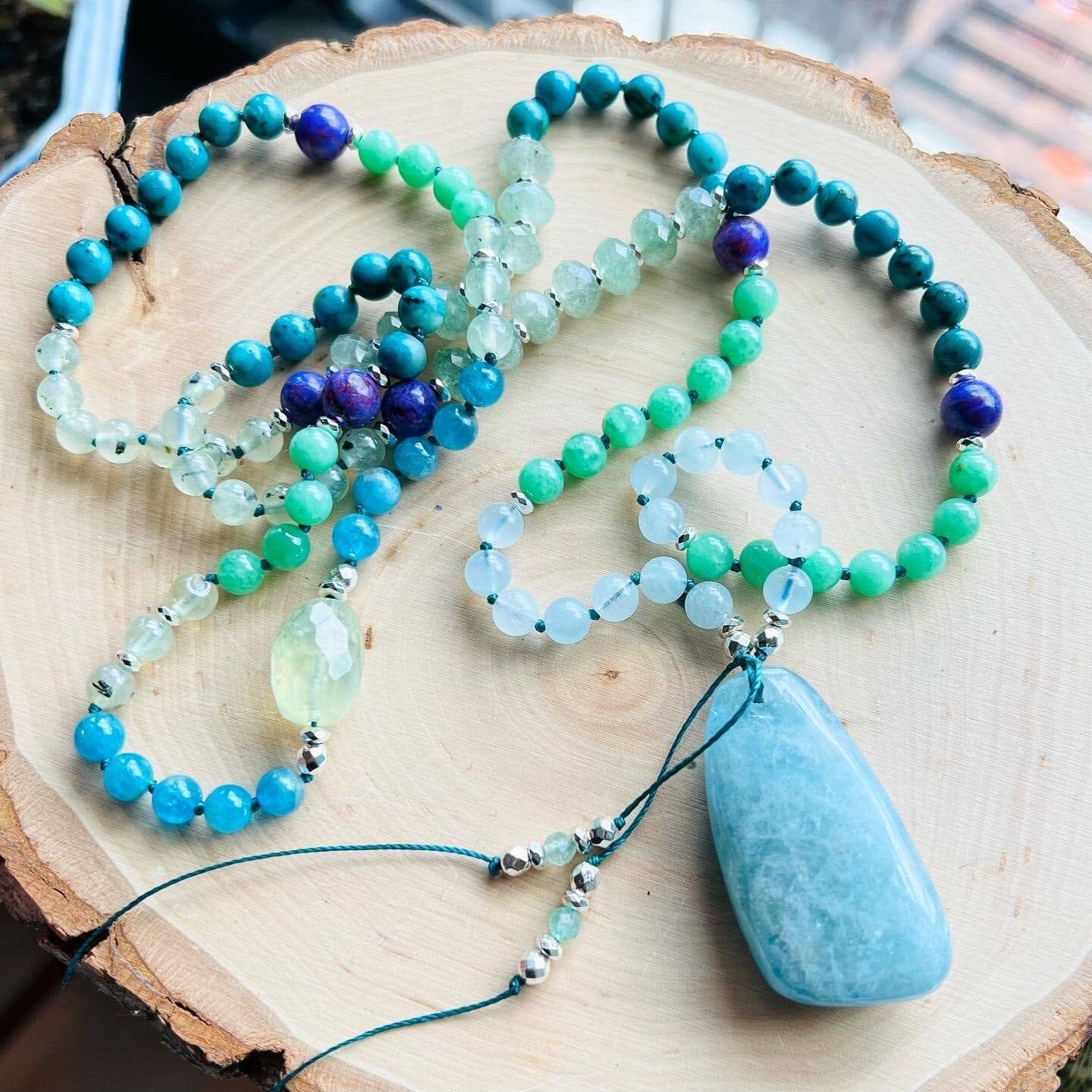 Visionary Waters 108 Beads Mala - Mala Mia NYC