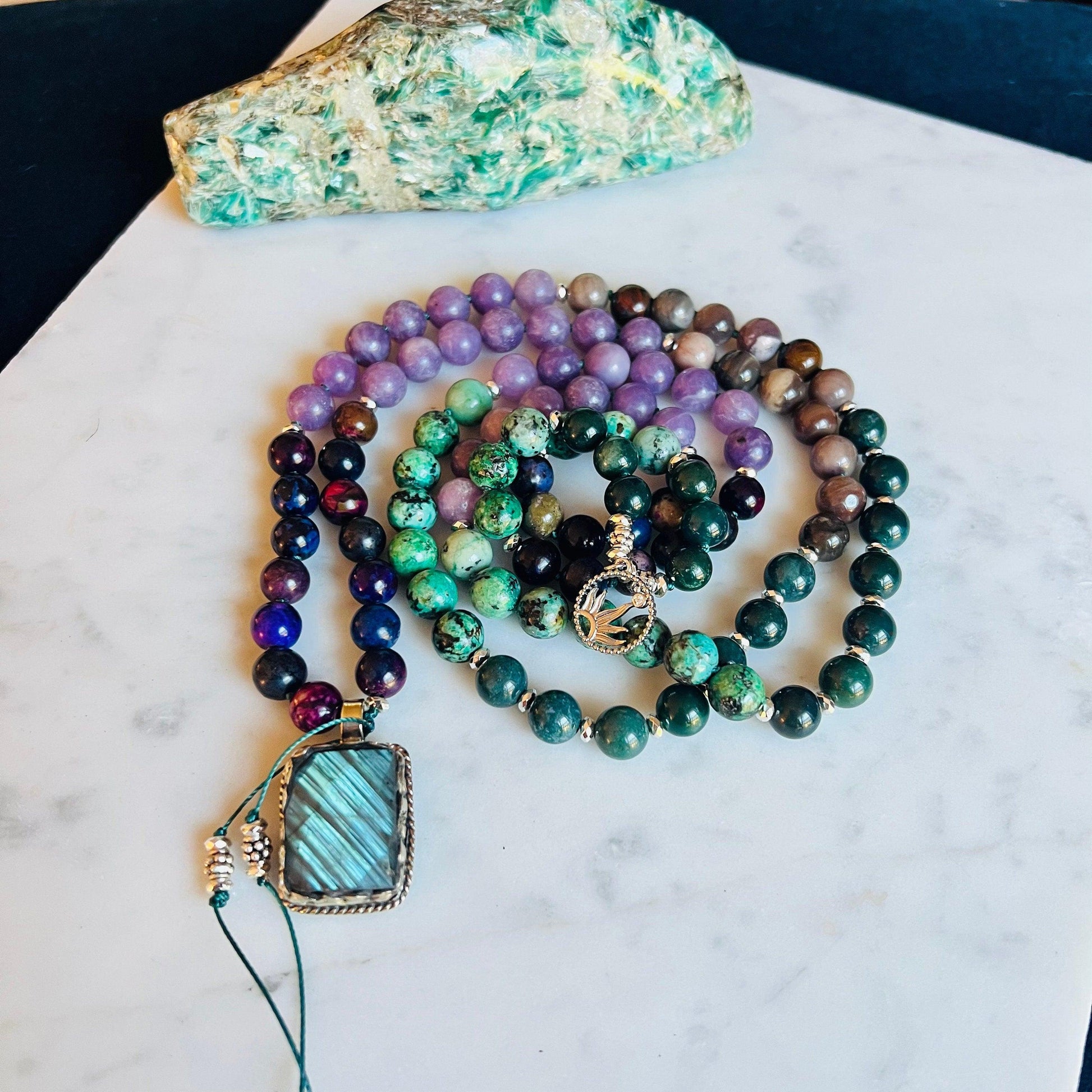 Grounded Evolution Mala Necklace - Mala Mia NYC